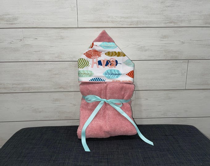 Monogrammed Hooded Baby Towel: Custom Embroidered Gift