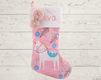 Personalized Christmas Stocking with name embroidered