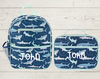 Junior Backpack and Lunchbox Set with Embroidery Personalization