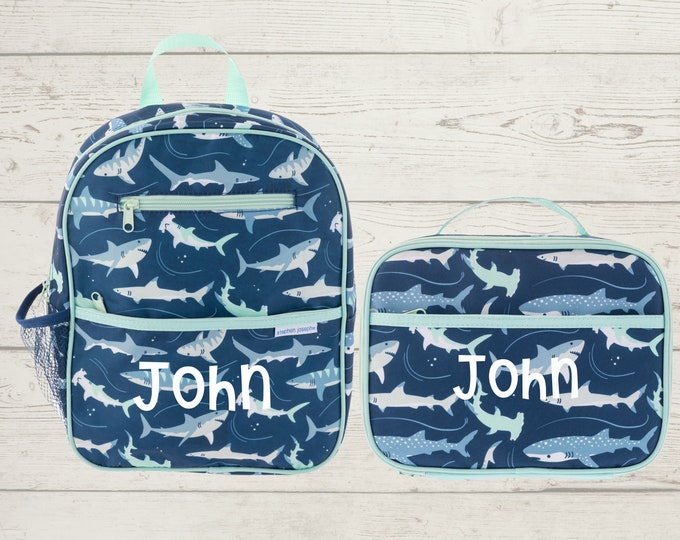 Junior Backpack and Lunchbox Set with Embroidery Personalization