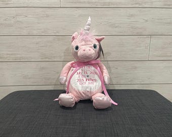 Personalized Stuffed Animal – Embroidered Keepsake Gift