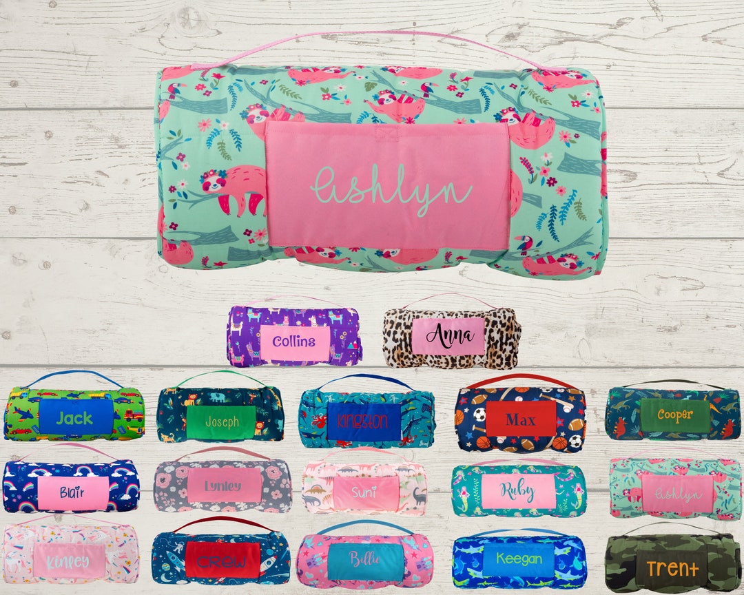 Children's Nap Mat With Attached Pillow and Blanket. Etsy