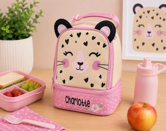 Personalized Childrens Lunchbox with Embroidery Personalization - Lunch Pal for Kids