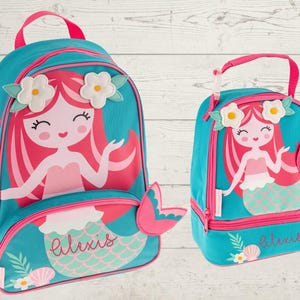 Children&#39;s Backpack and Lunchpal Set with Embroidery Personalization