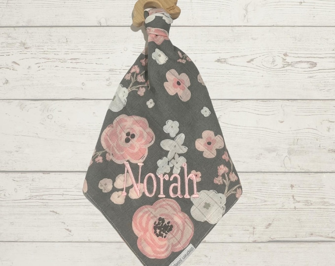 Baby Lovie with Beech Wood Teether - Soft and Soothing for Your Little One - Perfect for Teething Relief