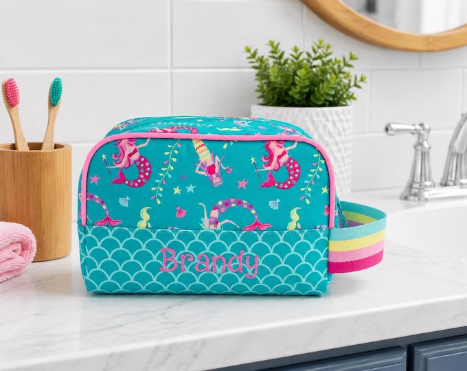 Children's All Over Print Toiletry Bag FREE Embroidery Personalization