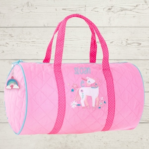 Sac de sport matelassé pour enfants avec broderie personnalisée