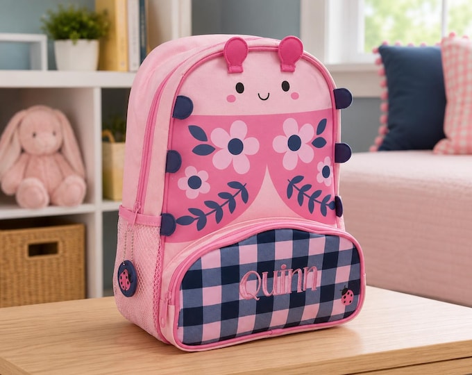 Personalized Kids Backpack: Embroidered Childrens School Bag