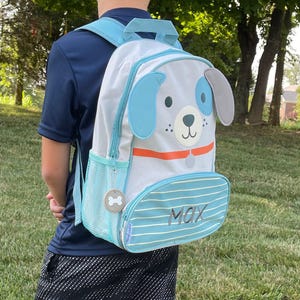 Personalized Kids Backpack: Embroidered Stephen Joseph School Bag