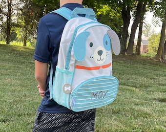 Personalized Kids Backpack: Embroidered Stephen Joseph School Bag