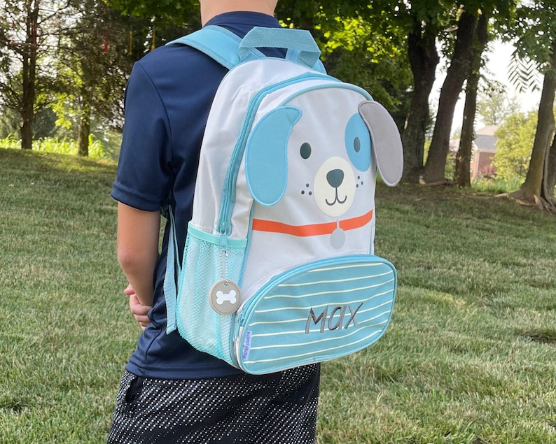 Personalisierter Kinderrucksack: Bestickte Stephen Joseph Schultasche Bild 20