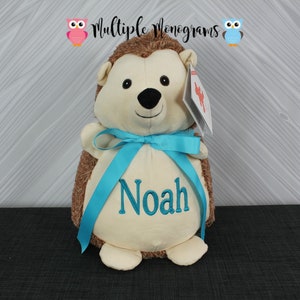 Personalized Stuffed Animal Completely Customizable Baby Shower New Baby Baptism Adoption Christmas Birthday Gift image 1