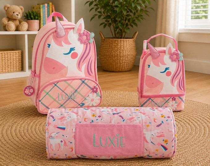 School Essentials: Nap Mat, Backpack and Lunchbox