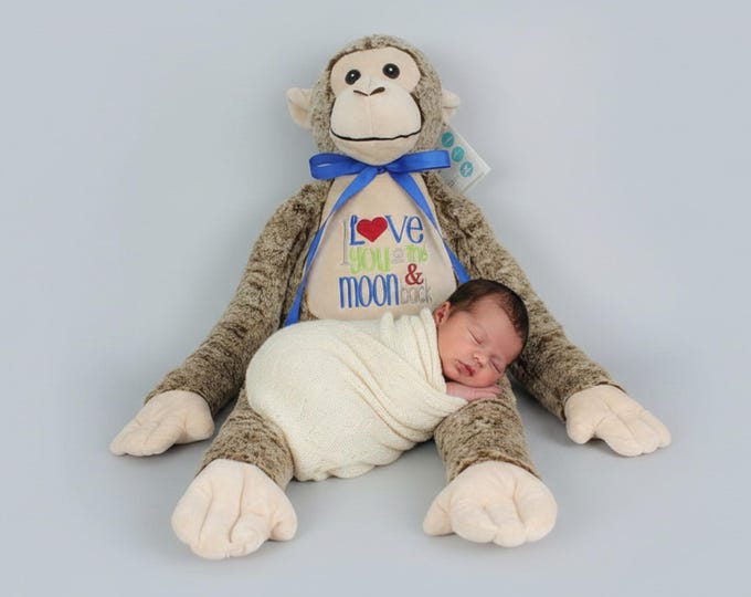 Personalized Stuffed Animal: Embroidered Keepsake Gift