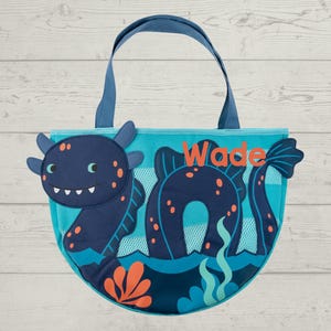 Children&#39;s Beach Bag and Sand Toys with Embroidery Personalization