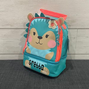 Personalized Childrens Lunchbox with Embroidery Personalization - Lunch Pal for Kids