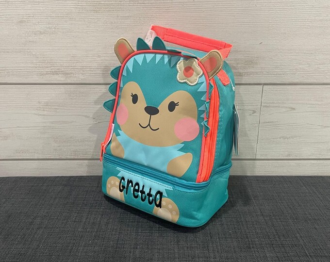 Personalized Childrens Lunchbox with Embroidery Personalization - Lunch Pal for Kids