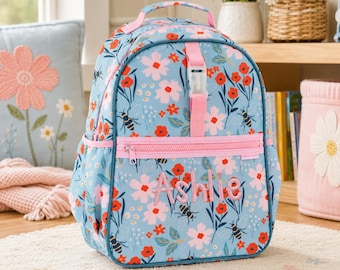 Embroidered Kids Backpack: Personalized School Bag