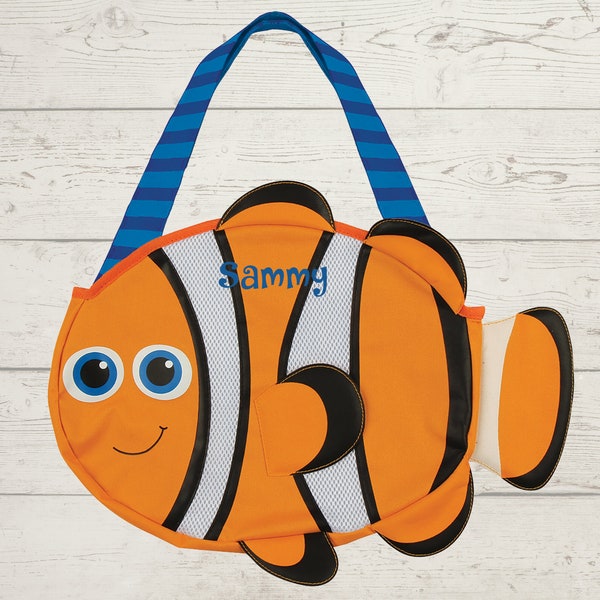 Sac de plage et jouets de sable pour enfants avec broderie personnalisée