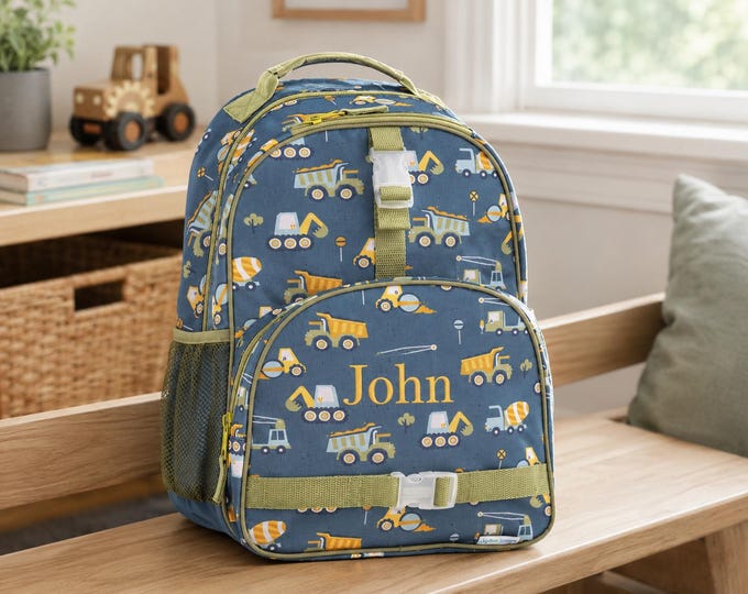 Personalized Kids Backpack with Embroidery: School & Travel