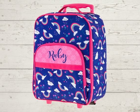 Children's All Over Print Rolling Luggage FREE Embroidery Personalization
