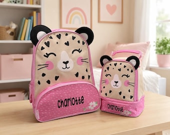 Children's Sidekick Backpack and Lunchpal Set: Embroidery Personalization 
