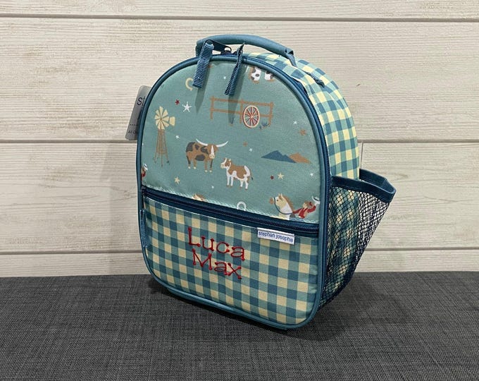 Personalized Childrens Lunchbox with Embroidery Personalization - Lunchbox for Kids