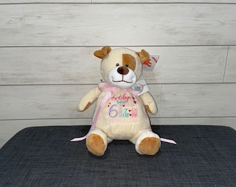 Personalized Stuffed Animal: Embroidered Keepsake Gift