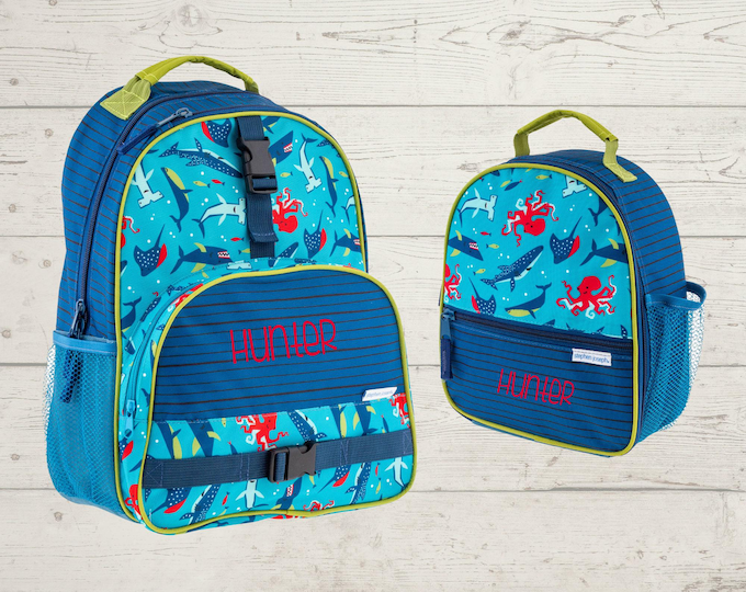 Children's Backpack and Lunchbox: Embroidery Personalization