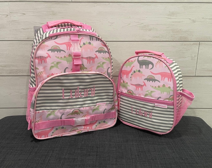 Children's Backpack and Lunchbox: Embroidery Personalization