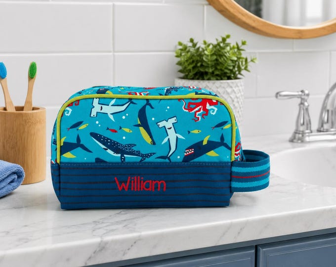 Children's All Over Print Toiletry Bag FREE Embroidery Personalization