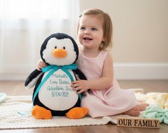 Personalized Stuffed Animal: Embroidered Keepsake Gift