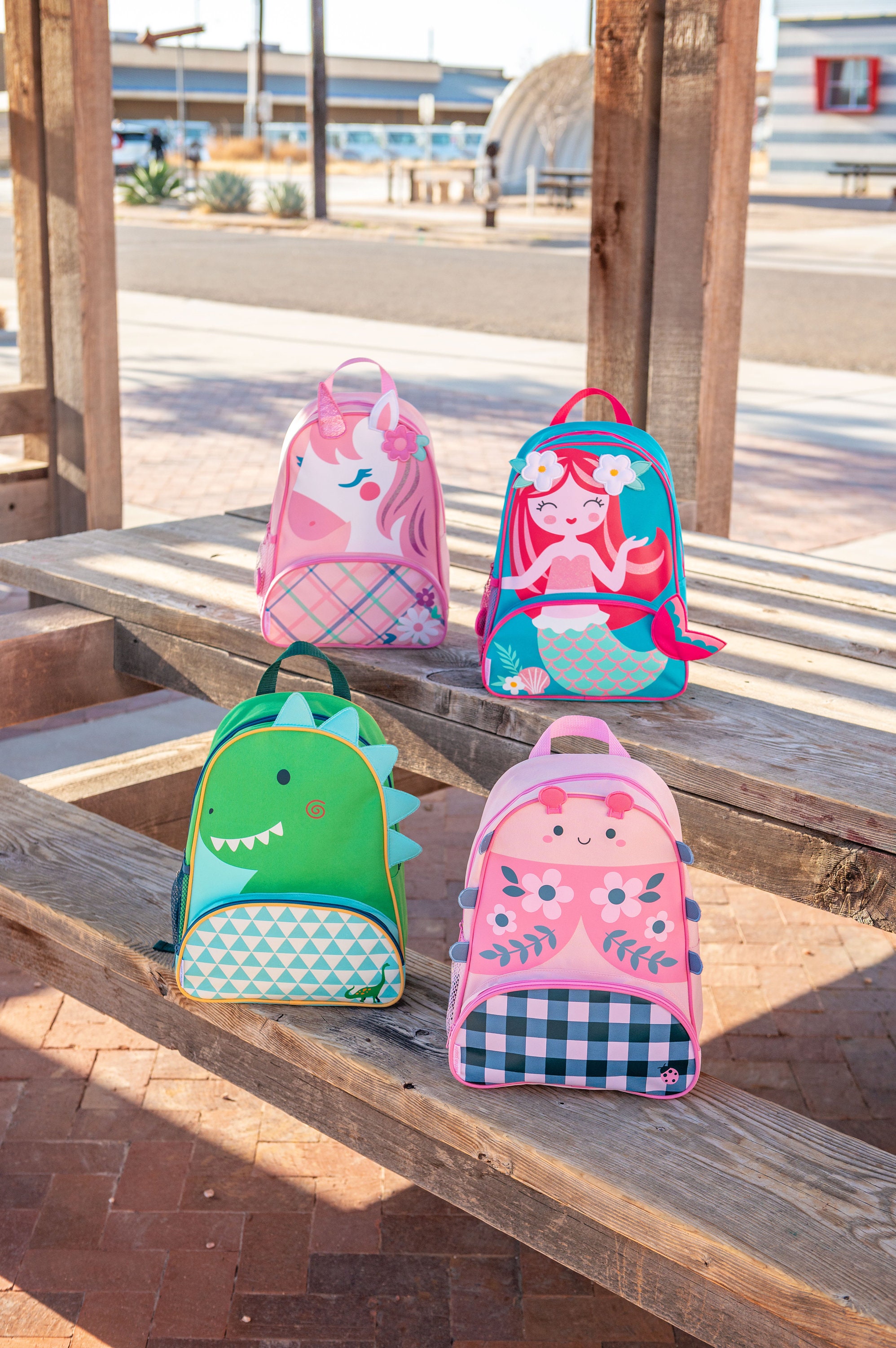 Kinderrucksack Personalisierung mit bestickter