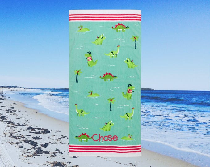 Children's Personalized Beach Towel Embroidery
