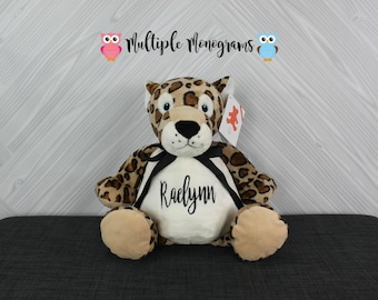 Personalized Stuffed Animal: Embroidered Keepsake Gift