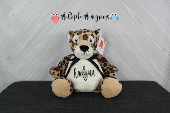 Personalized Stuffed Animal - Perfect Gift for Baby Showers Baptisms Adoptions Birthdays - Unique and One-of-a-kind Keepsake