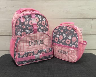Children's Backpack and Lunchbox: Embroidery Personalization