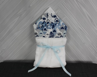 Monogrammed Hooded Baby Towel: Custom Fabric & Font