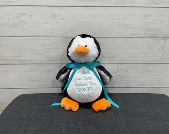 Personalized Stuffed Animal: Embroidered Keepsake Gift