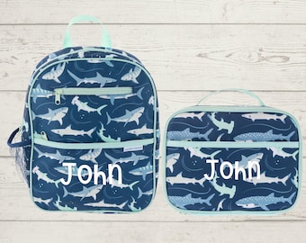 Junior Backpack and Lunchbox Set with Embroidery Personalization