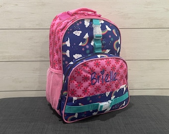 Embroidered Kids Backpack: Personalized School Travel Bag