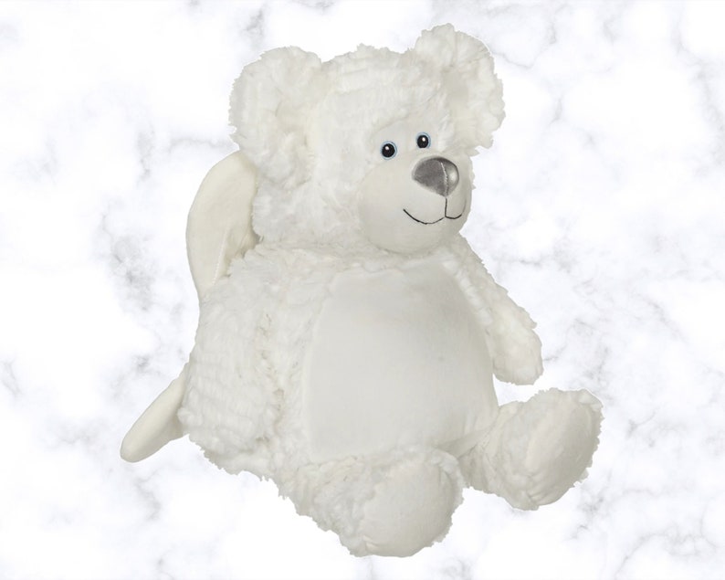Angel Baby Keepsake, Infant Loss Gift, Sympathy Gift Stuffed Animal Bear with Wings image 10
