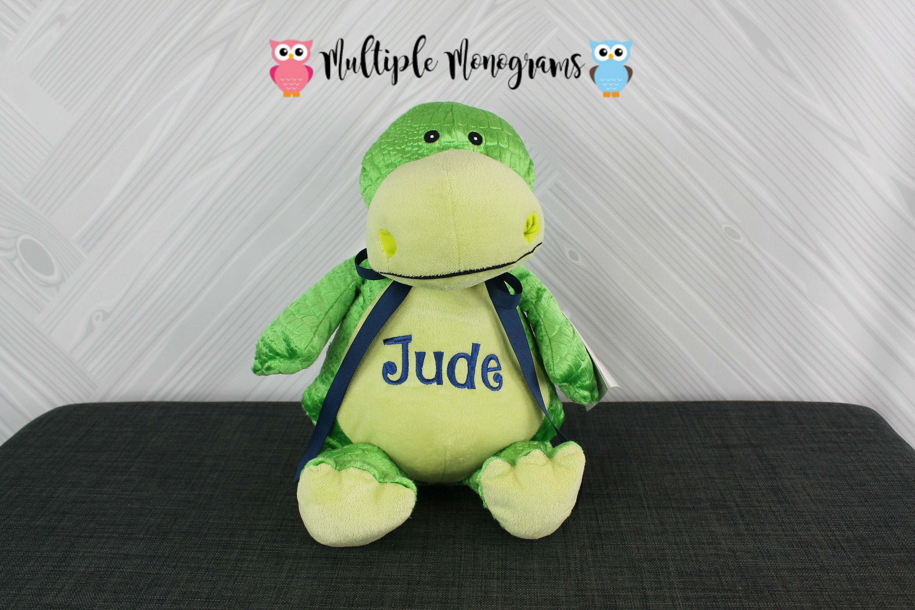 personalized dinosaur stuffed animal