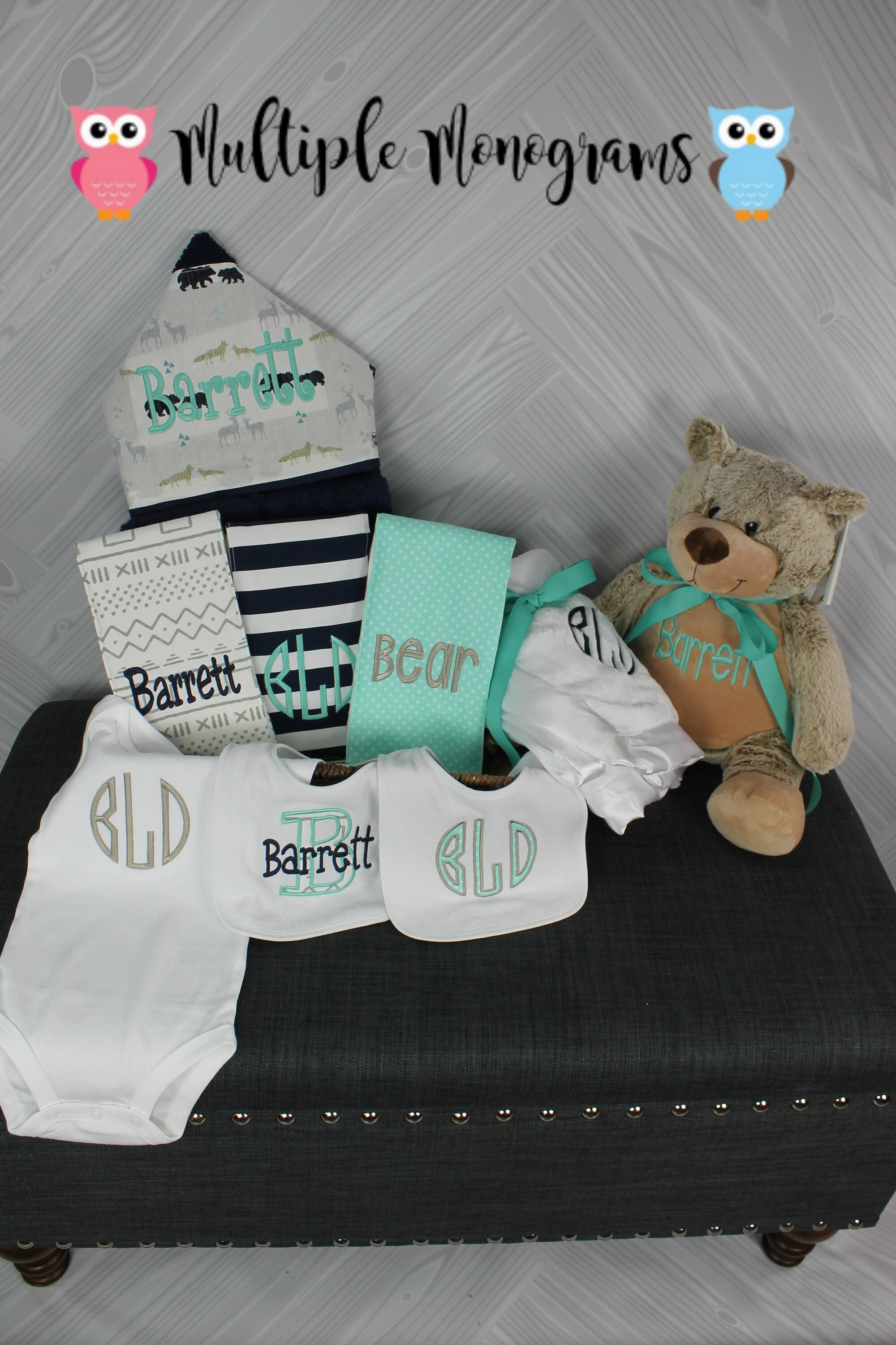personalized baby shower gift baskets