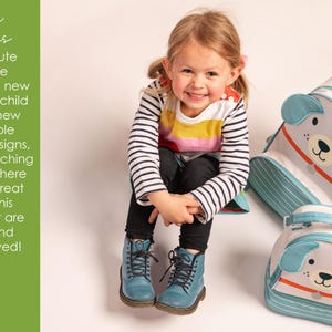 Personalisierter Kinderrucksack: Bestickte Stephen Joseph Schultasche Bild 15