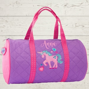 Sac de sport matelassé pour enfants avec broderie personnalisée