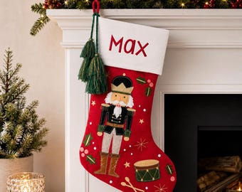 Personalized Christmas Stocking with name embroidered