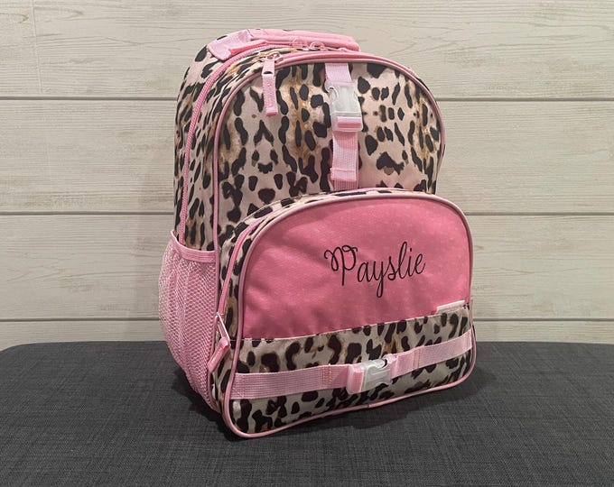 Embroidered Kids Backpack: Personalized School Travel Bag
