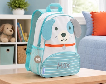 Personalized Kids Backpack: Embroidered Stephen Joseph School Bag