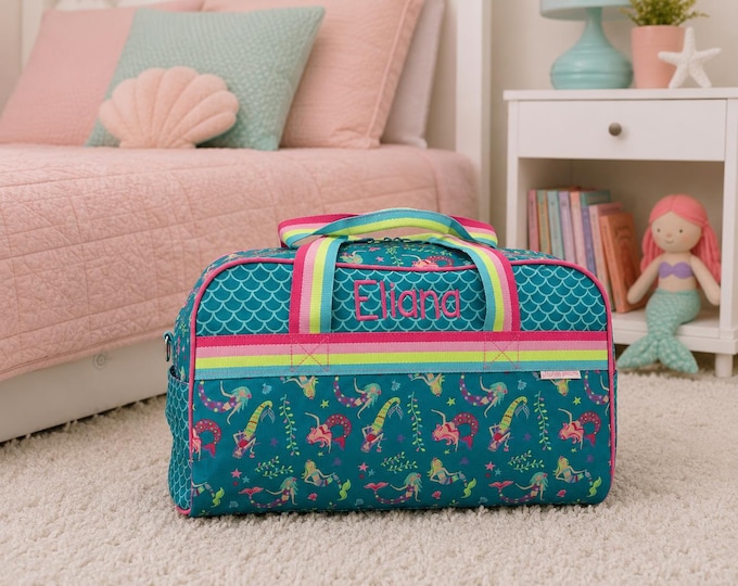Children's All Over Print Duffel Bag FREE Embroidery Personalization